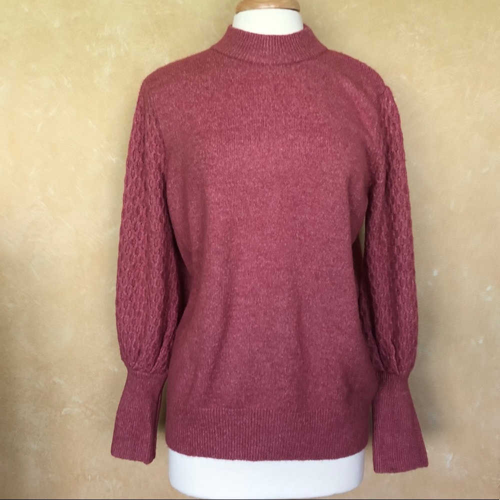 JOSEPH A. Ballon sleeve sweater